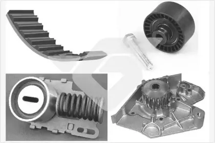 KH 28WP18 HUTCHINSON Водяной насос + комплект зубчатого ремня